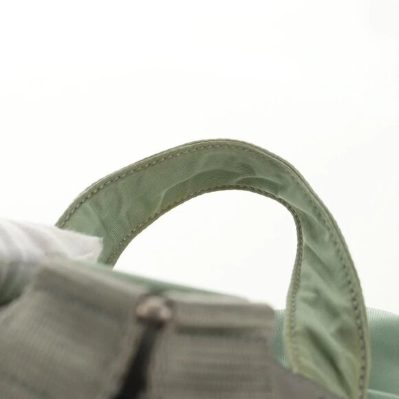 PRADA Backpack Nylon Green Silver Auth 143502 - Picture 10 of 16